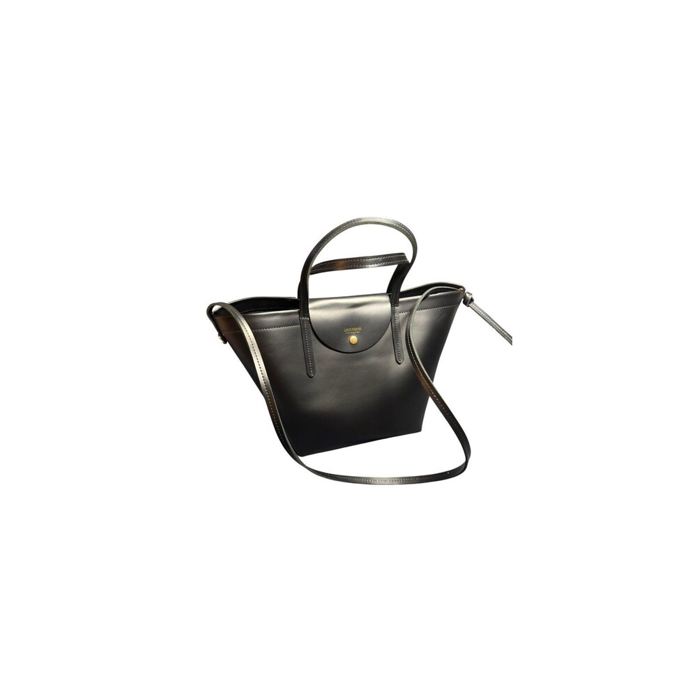 Lance Pierres Premier Black Leather Tote Bag Crossbody Bag